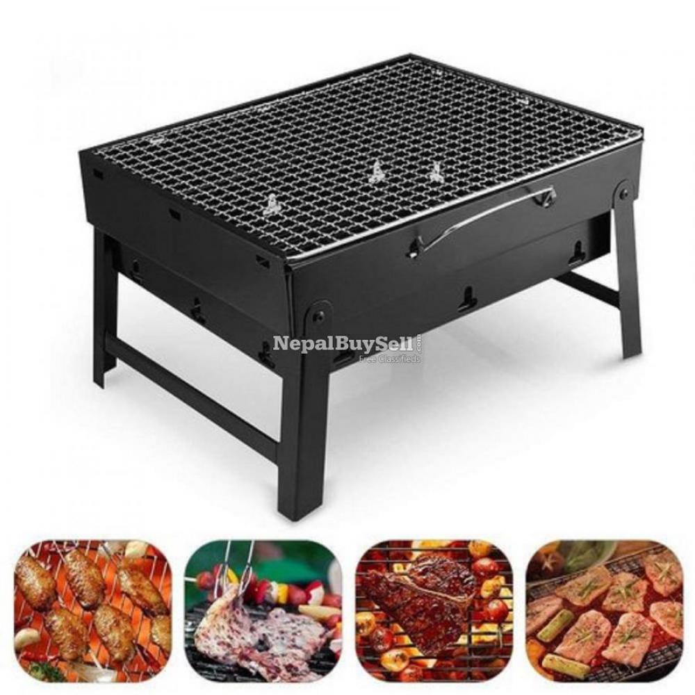 Foldable Charcoal Bbq Barbecue Grill Free Delivery All Over Nepal - 1/1