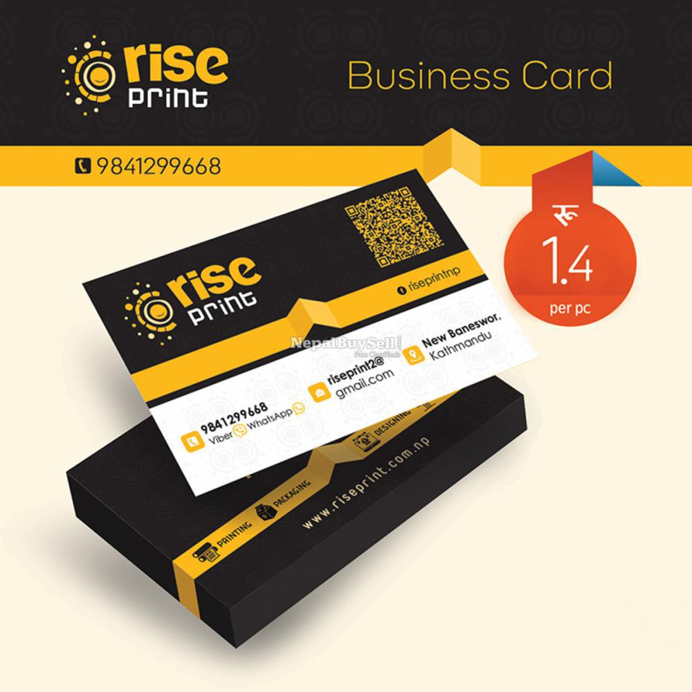 Business Card and Visiting Card Print - 1