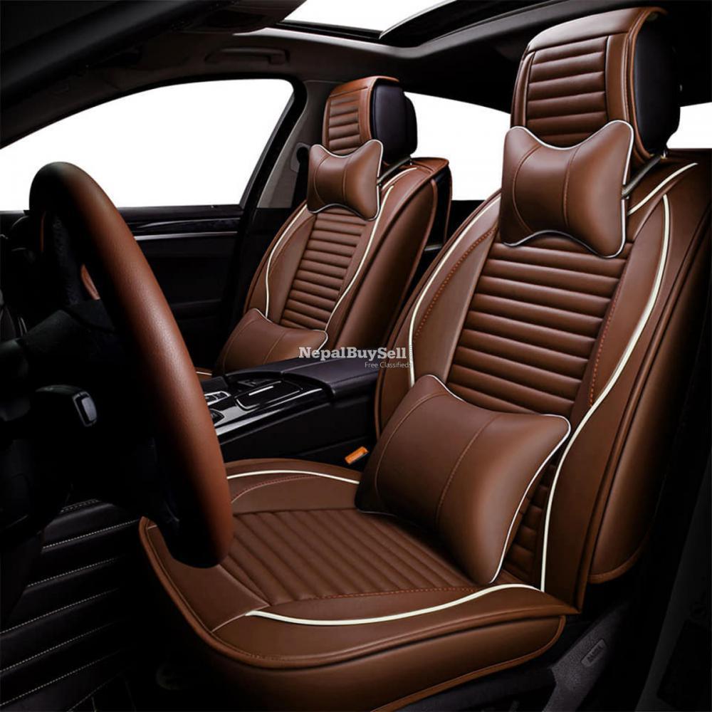 Fiber leather seat cover of any vehicle - 1