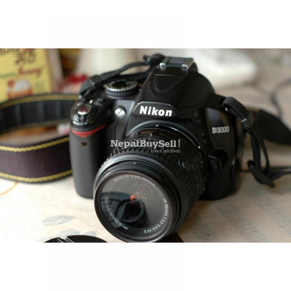 Nikon D3000 with 18-55mm Zoom Lens - 1