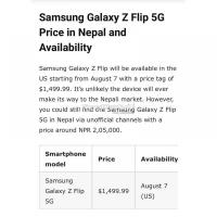 Galaxy Zflip new 256gb korean phone