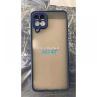 Samsung A22 & M32 Matte Translucent Cover with Camera Protection