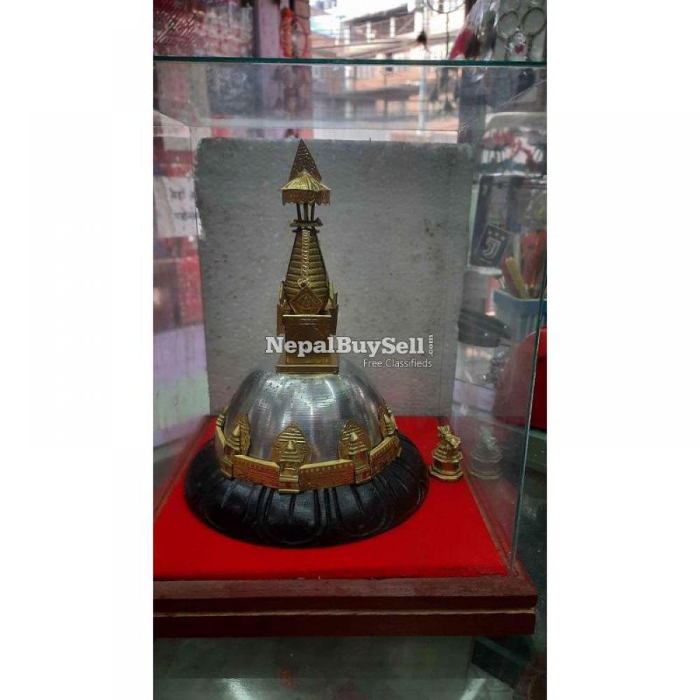 Decorative Swayambhu ,Pashupati inside glass - 1