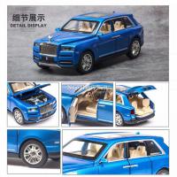 Rolls Royce Cullinan Suv Car Diecast 1:24 Metal Body Collectible Toy