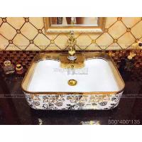 Golden Wash Basin And Basin Mixter