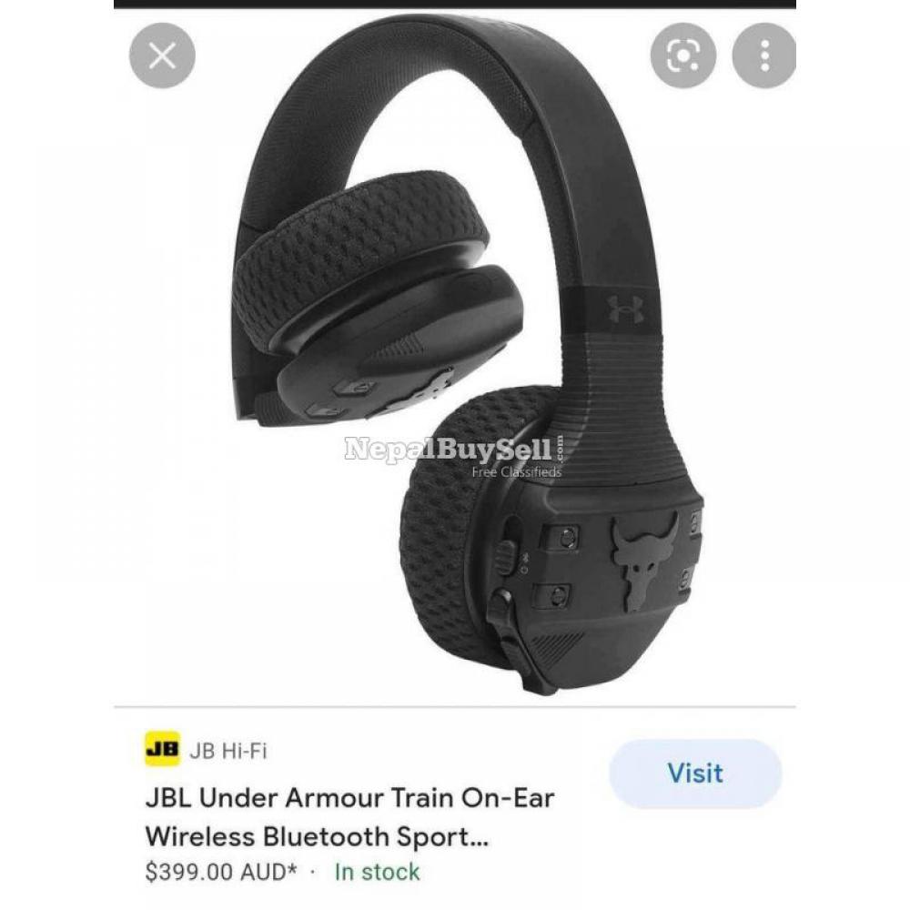 JBL Under Armour Train On-Ear Wireless Bluetooth Sport Headphones Rock Edition - 5/5