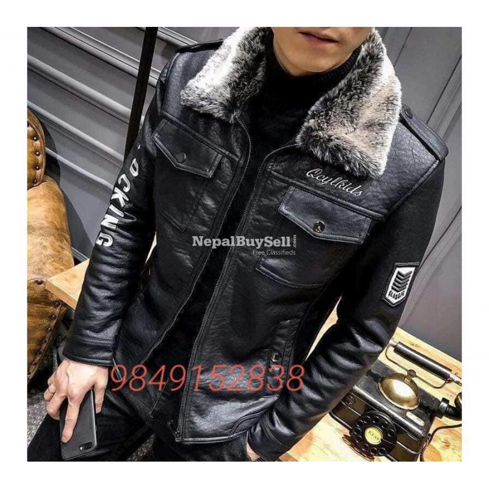Leather jacket @ Depawali offer - 1