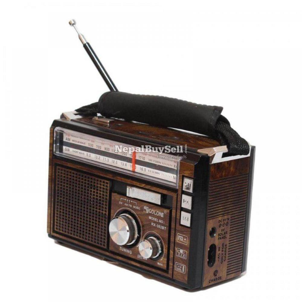 Recharable FM Radio with UsB and Led - 1