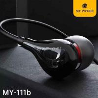 MyPower Bluetooth Earphone, MY111B, Neckband, Wireless headset
