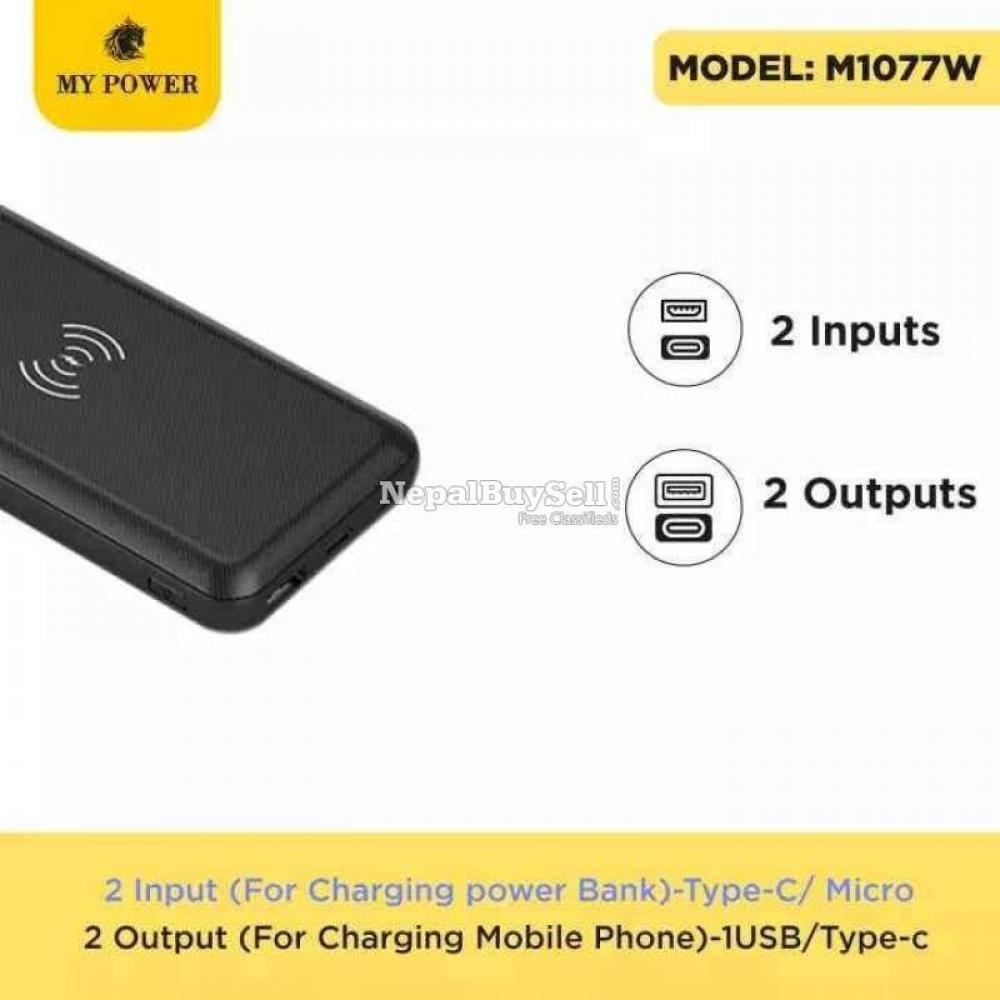MyPower Wireless Fast Charging Powerbank M1077W - 2/5