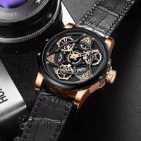 Mini focus unique design leather watch