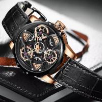 Mini focus unique design leather watch