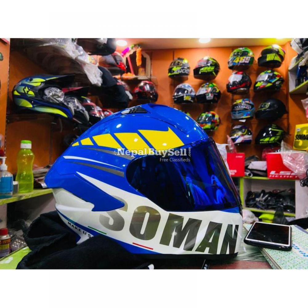 Soman helmets-Blue - 1