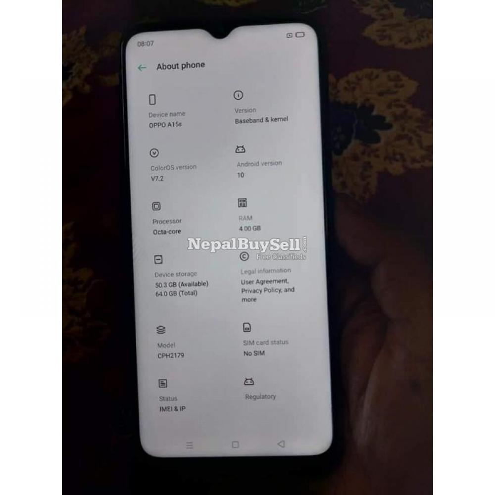 Oppo A15s 4/64Gb - 2/2