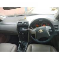 Toyota corolla 1.6 /2007 model
