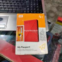 WD My Passport Portable device 4tb