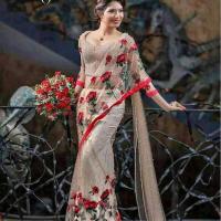 Saree with blouse