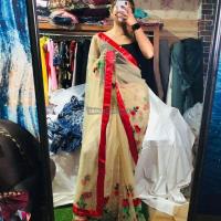 Saree with blouse