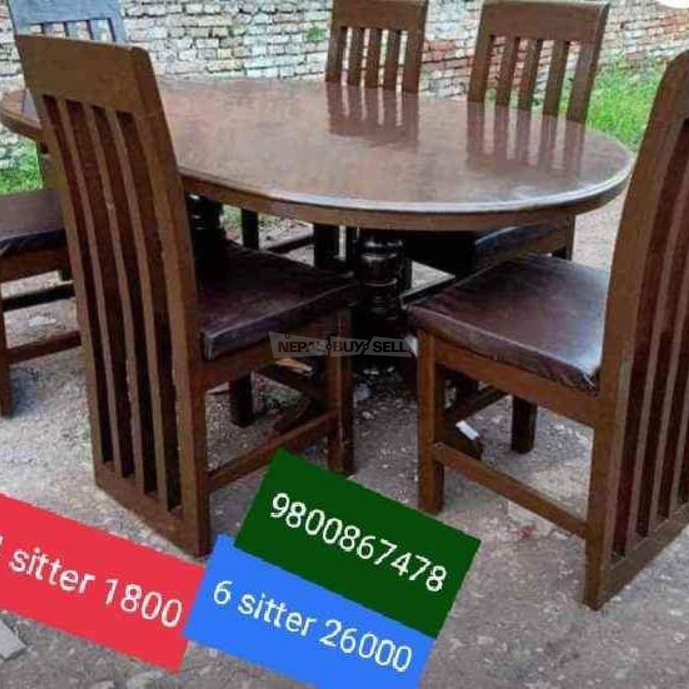 Shawan Sharma dining table and chairs - 4/6