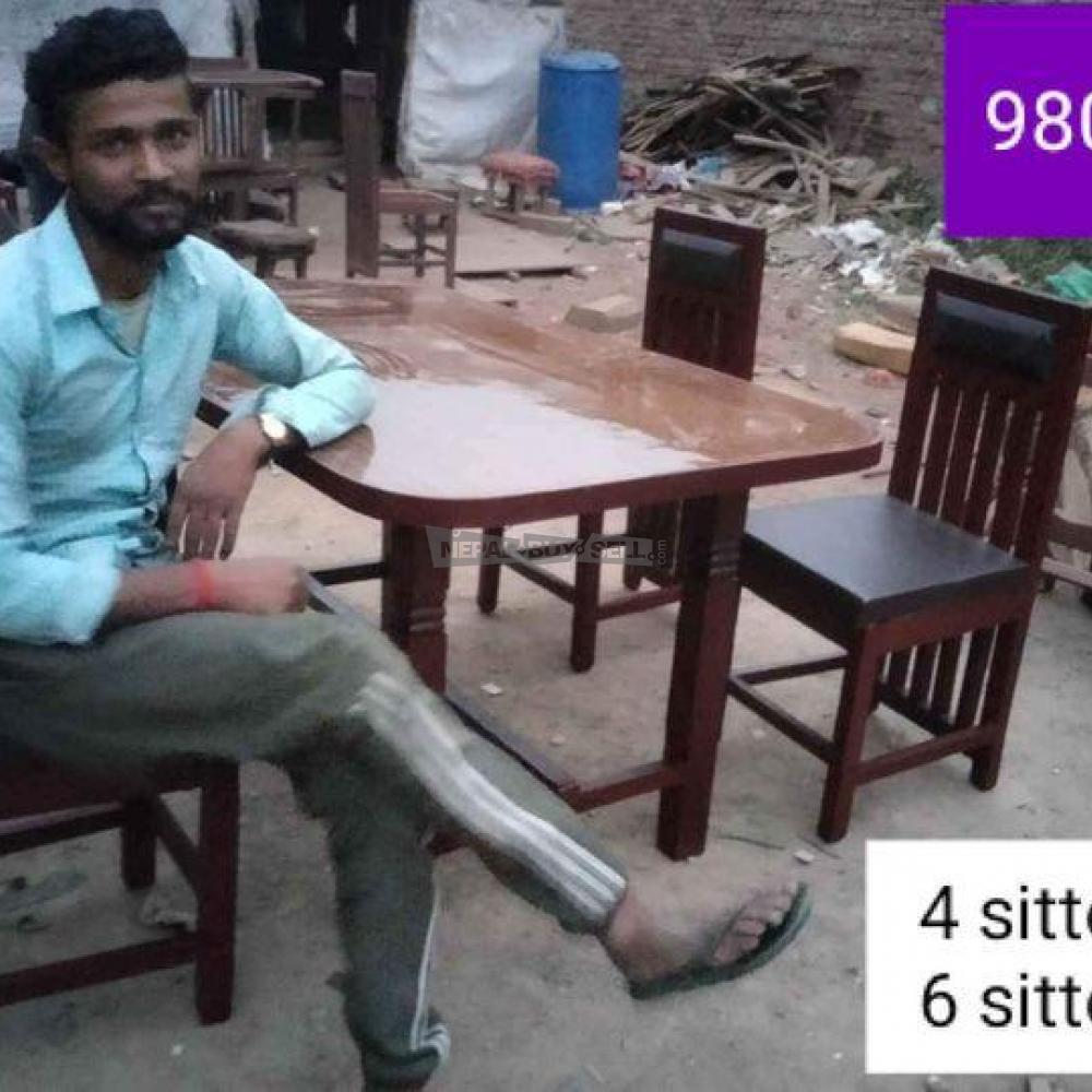 Shawan Sharma dining table and chairs - 5/6