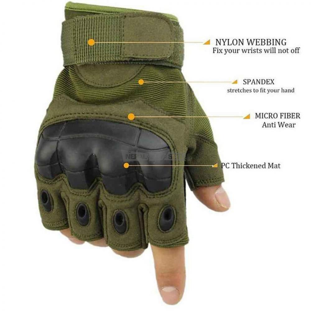 High performance extreme tactical half gloves for riding - 2/4
