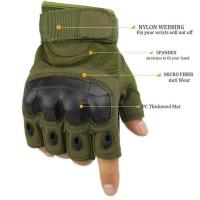 High performance extreme tactical half gloves for riding