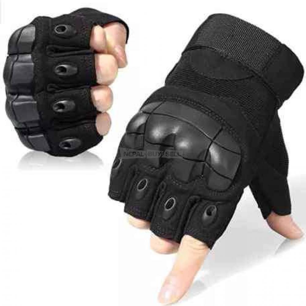 High performance extreme tactical half gloves for riding - 4/4