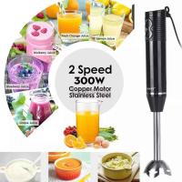 3 in 1 Stainless Steel Immersion Hand Stick Blender Mixer 2 Speeds Electric Food Vegetable Gender