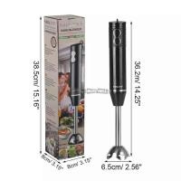3 in 1 Stainless Steel Immersion Hand Stick Blender Mixer 2 Speeds Electric Food Vegetable Gender