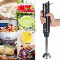 3 in 1 Stainless Steel Immersion Hand Stick Blender Mixer 2 Speeds Electric Food Vegetable Gender
