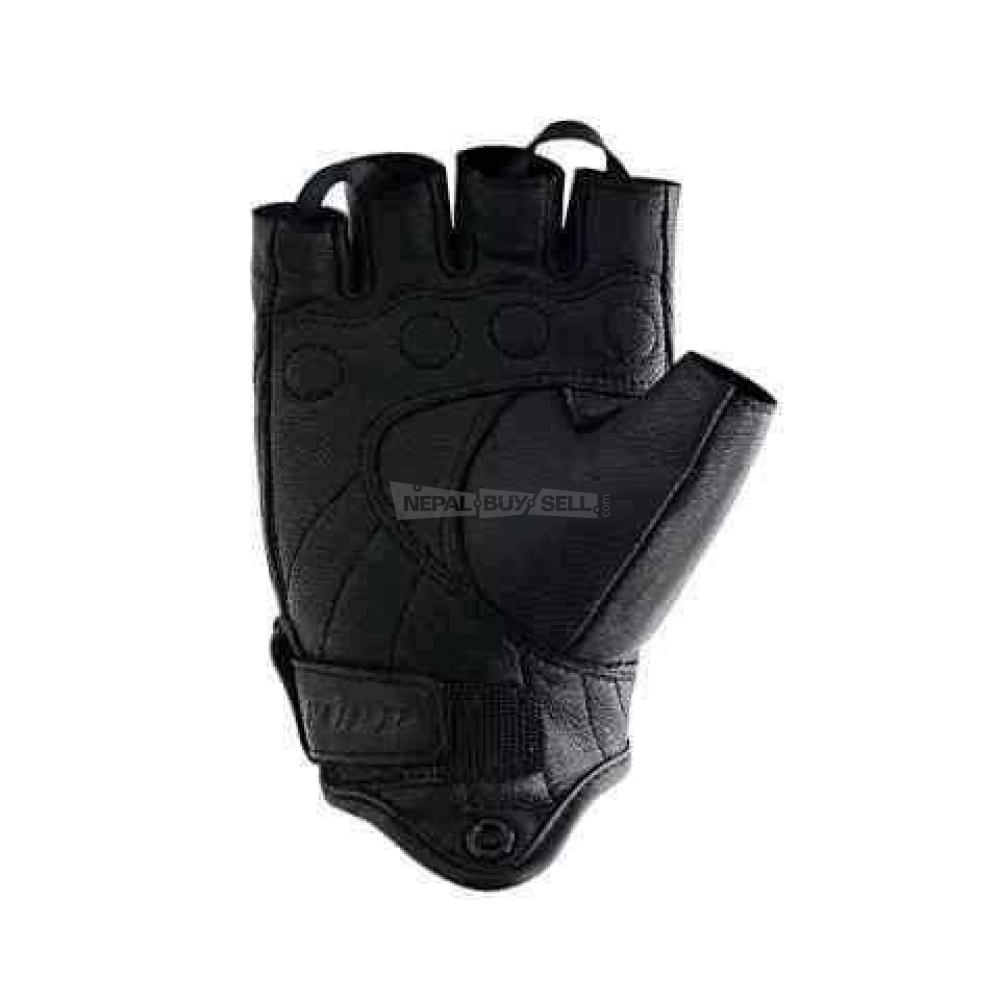 Icon persuit goatskin pure leather half gloves (unisex) - 3/3