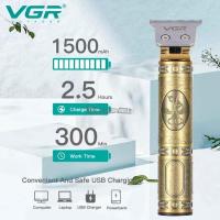 VGR Hair Trimmer for Barber Men Detail Electric Hair Clipper Electric Razor Edge Finishing Machine H