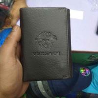 Versace genuine leather 3fold wallet