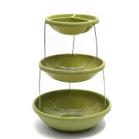 Cake Stand Fruits Snack Food Storage Tray Plates 3-Layer Plastic Plate Wedding Party Storage