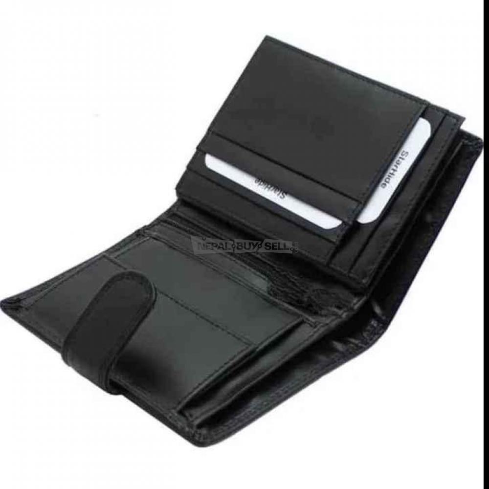 Men's Genuine bifold leather wallet - 2/3
