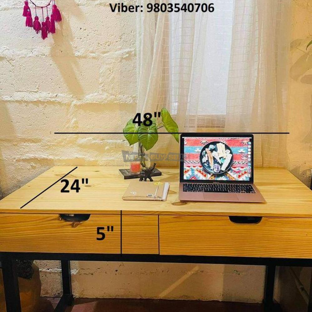 Study Room Table With Drawers Fully Detachable - 1/1