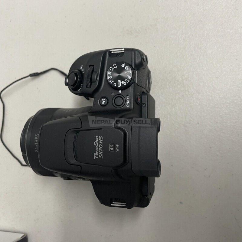 Canon PowerShot SX70HS Digital Camera - Black New - 1/5
