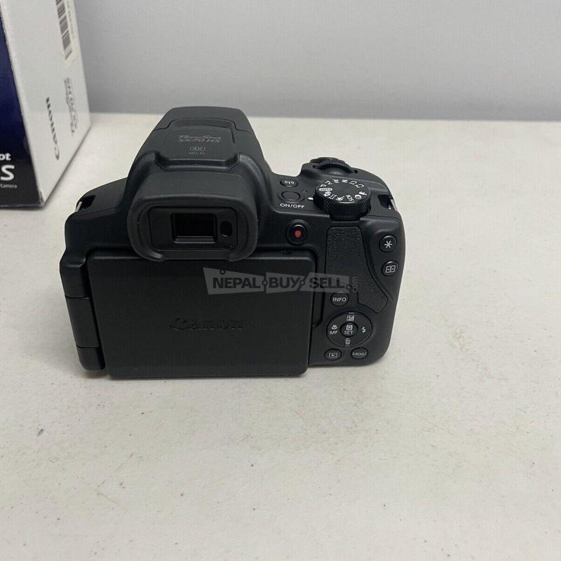 Canon PowerShot SX70HS Digital Camera - Black New - 2/5