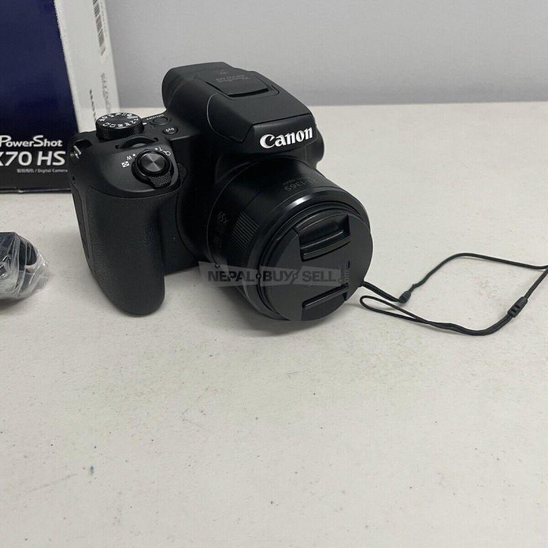 Canon PowerShot SX70HS Digital Camera - Black New - 3/5