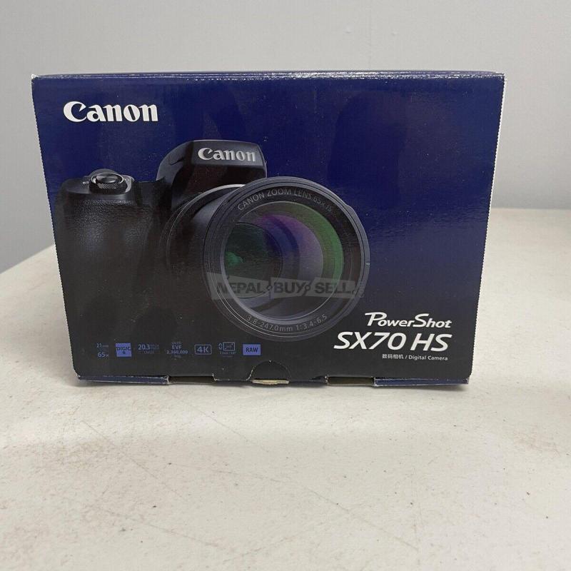 Canon PowerShot SX70HS Digital Camera - Black New - 5/5