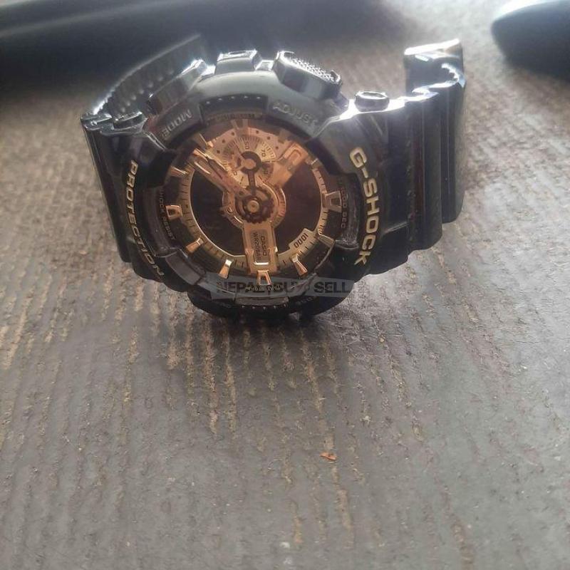 Gshock gold plate watch original - 1