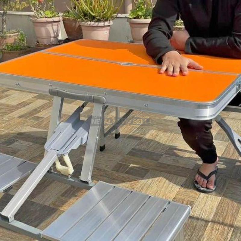 Aluminium Foldable Table Chair - 1