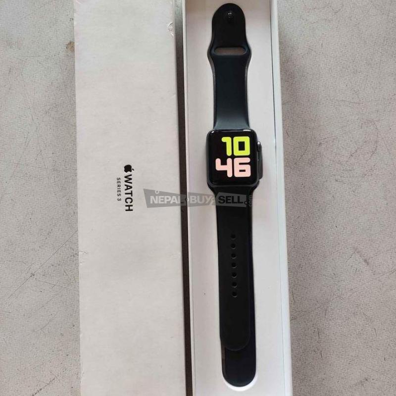 Apple watch series 3 gps 42mm full fresh with box - 1