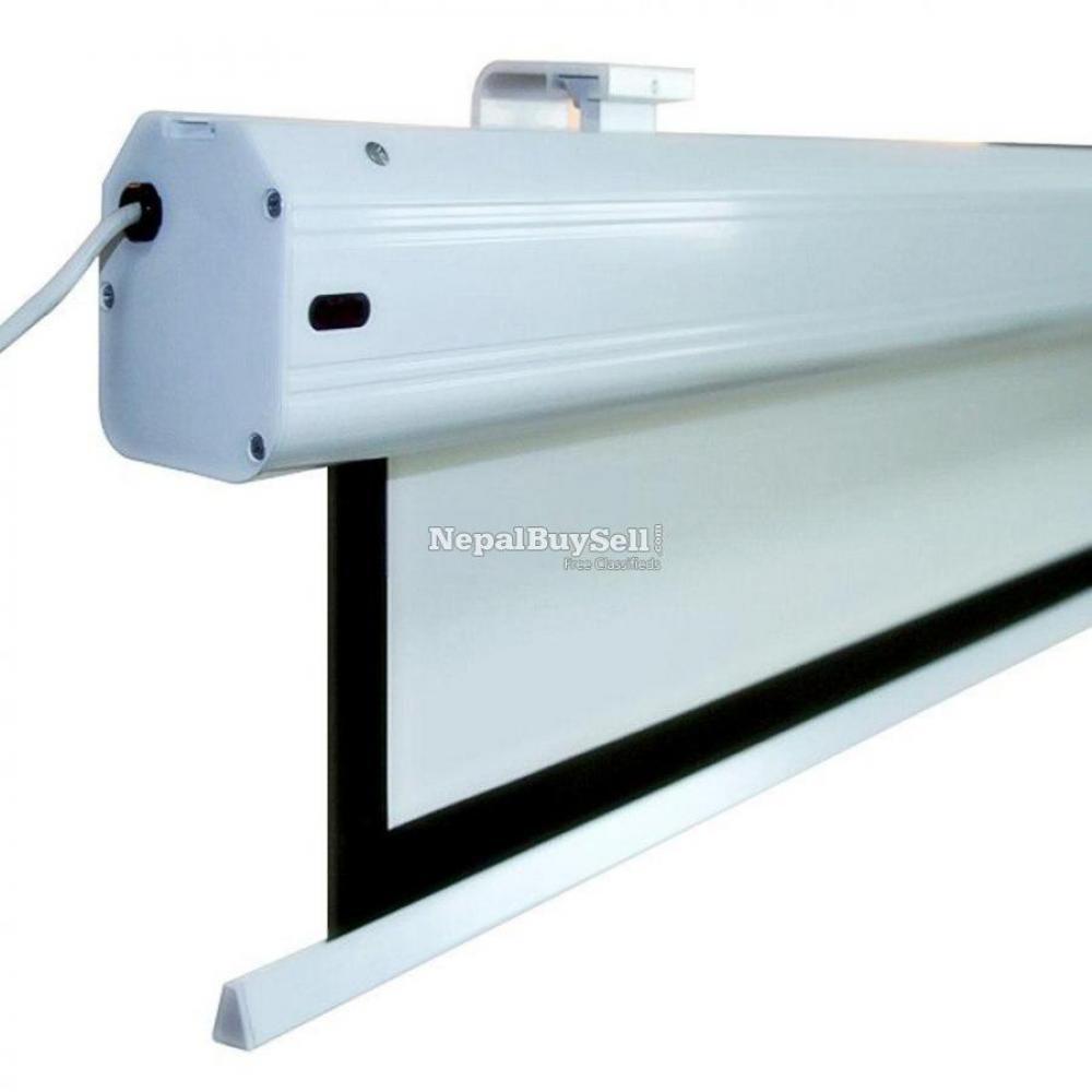 Projection Projector Screen Automatic Manual Wallmount & Tripod Screen - 1/2